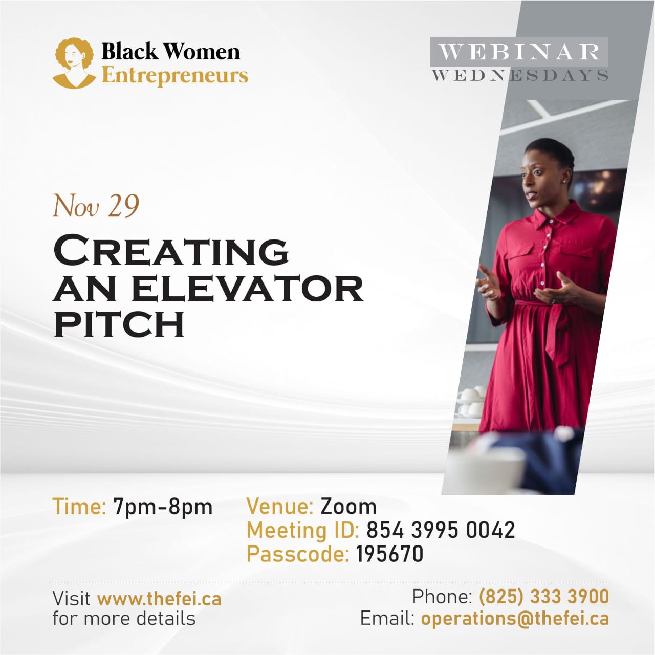 CREATING AN ELEVATOR PITCH